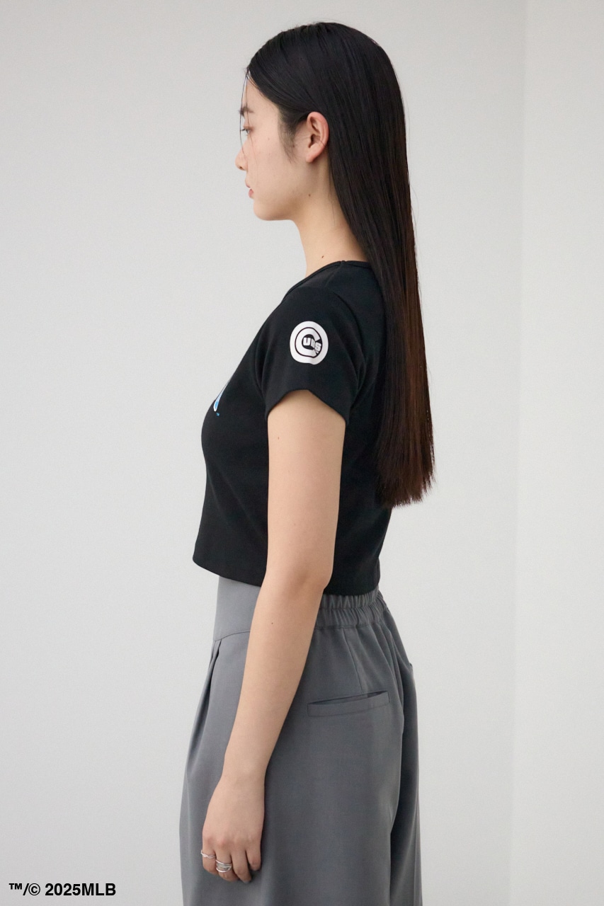 【MLB】コンパクトTEE BLK FREE