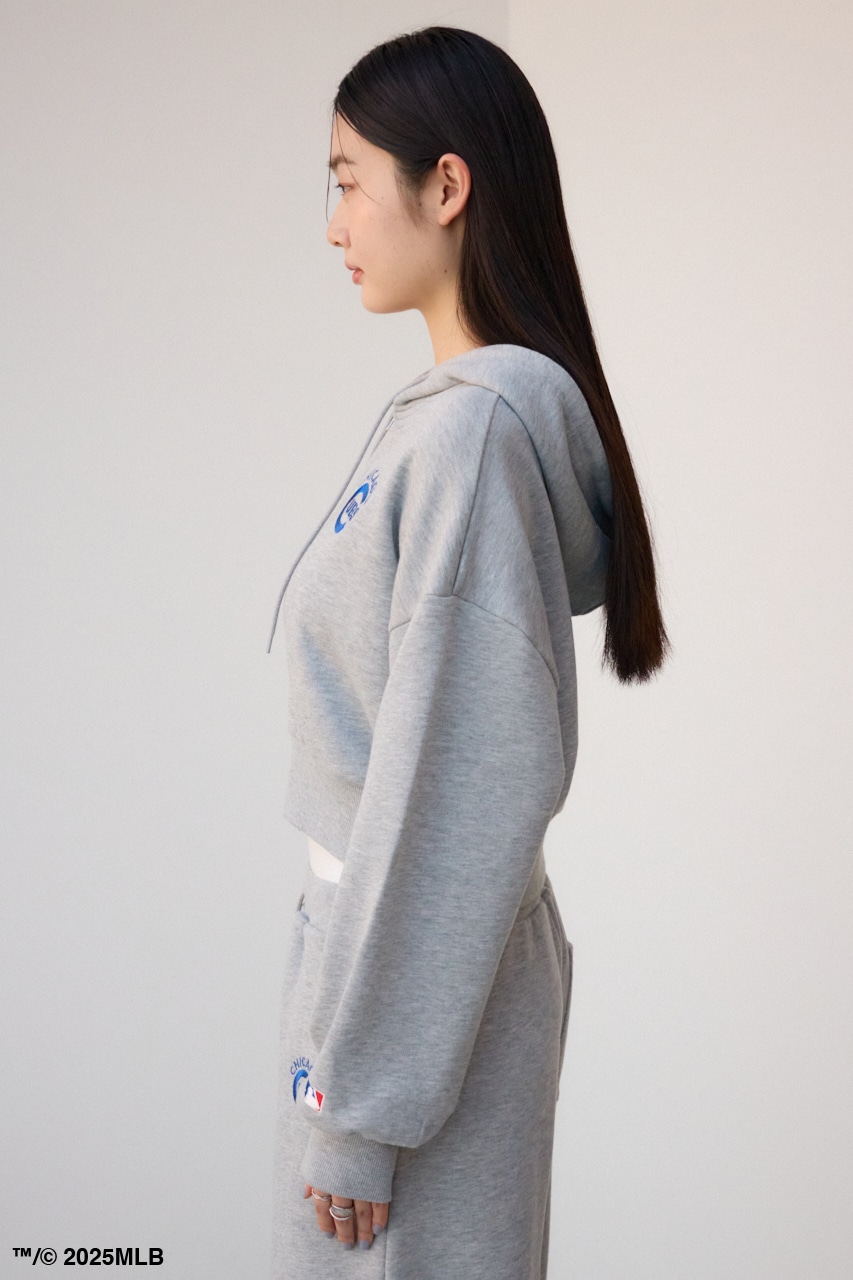 【MLB】ジップフーディー GRY FREE