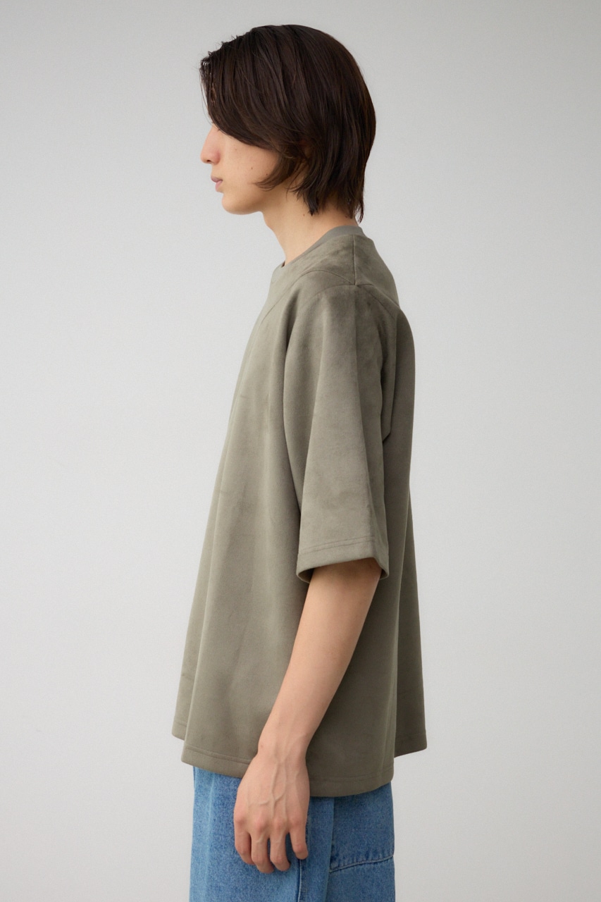 フェイクスウェード切替トップス L/KHA FREE