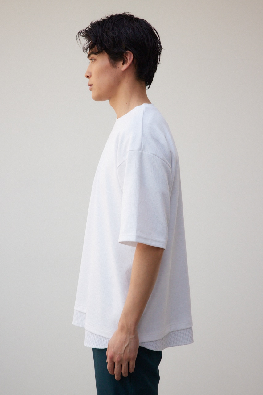 フェイクレイヤードトップス WHT FREE