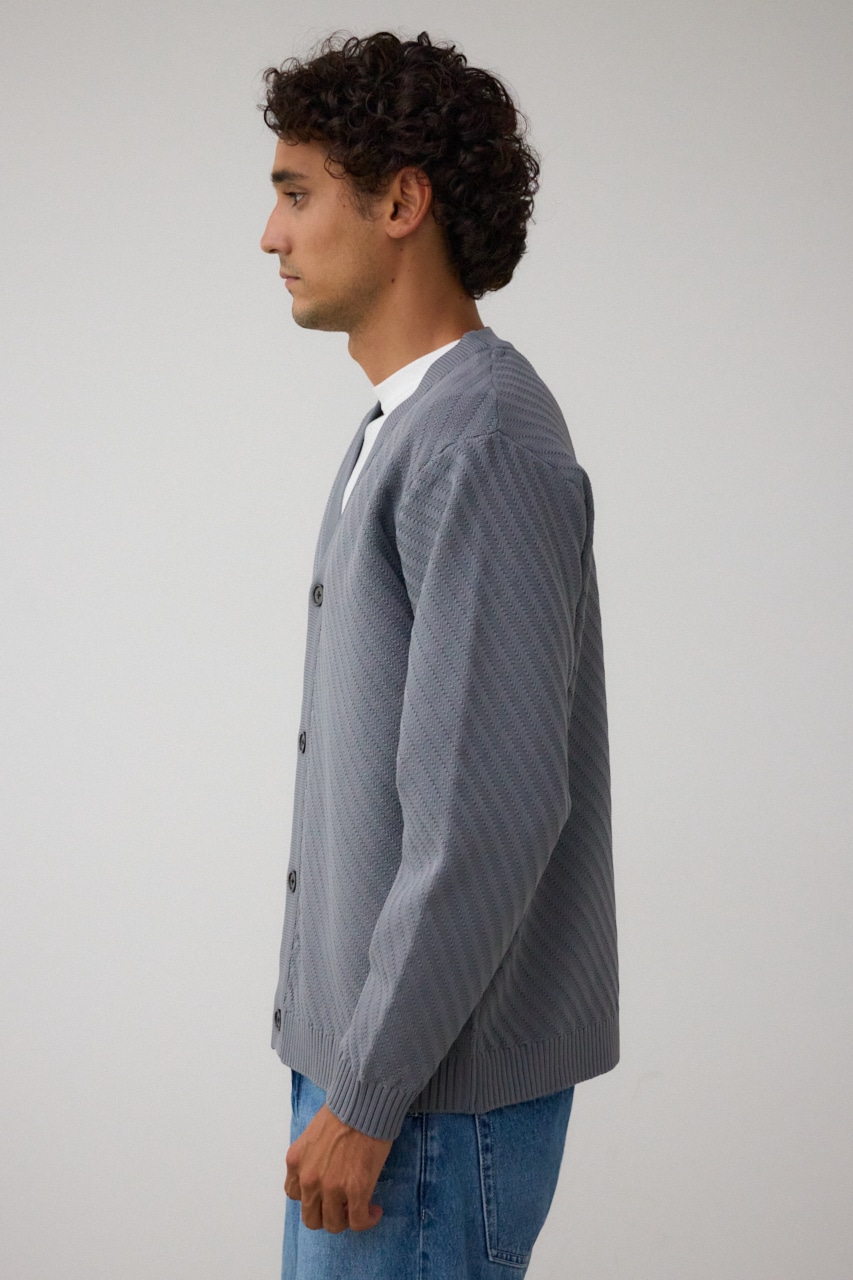 バイヤスセットカーディガン GRY FREE