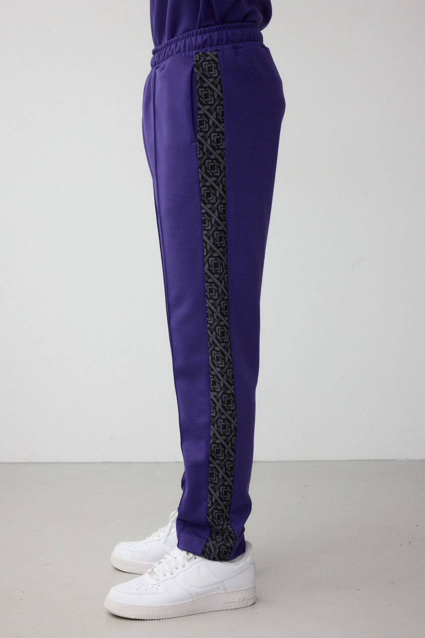 ジャガードラインカットトラウザー D/PUR FREE