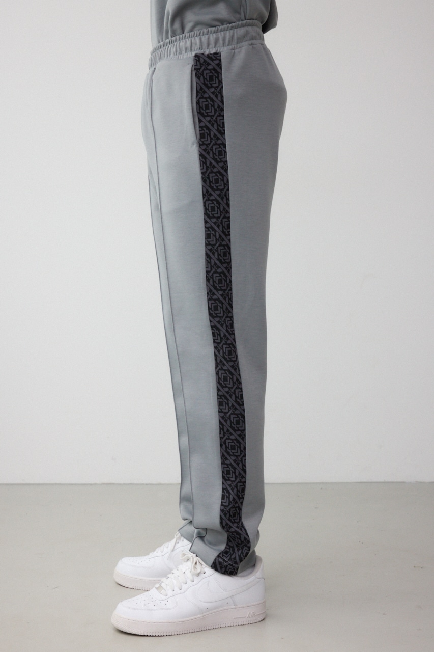 ジャガードラインカットトラウザー GRY FREE