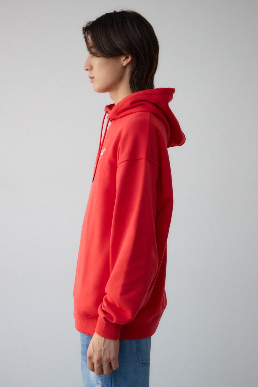 相良刺繍スウェットパーカー RED FREE