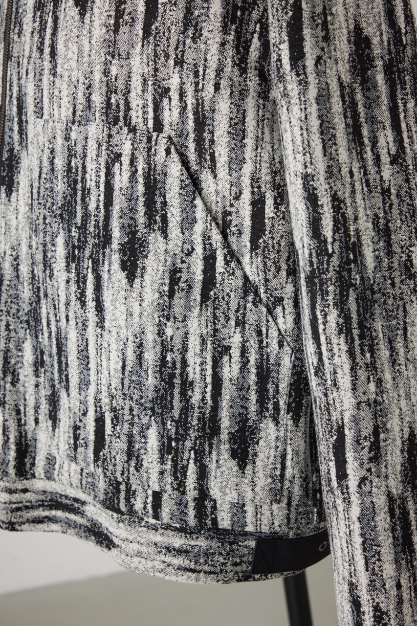 ジャガードジップシャウター 柄BLK FREE