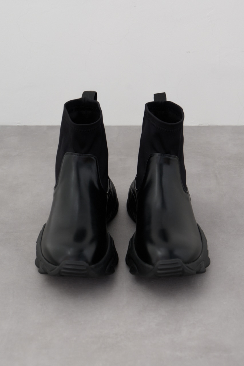 ハイブリッドショートブーツ BLK L