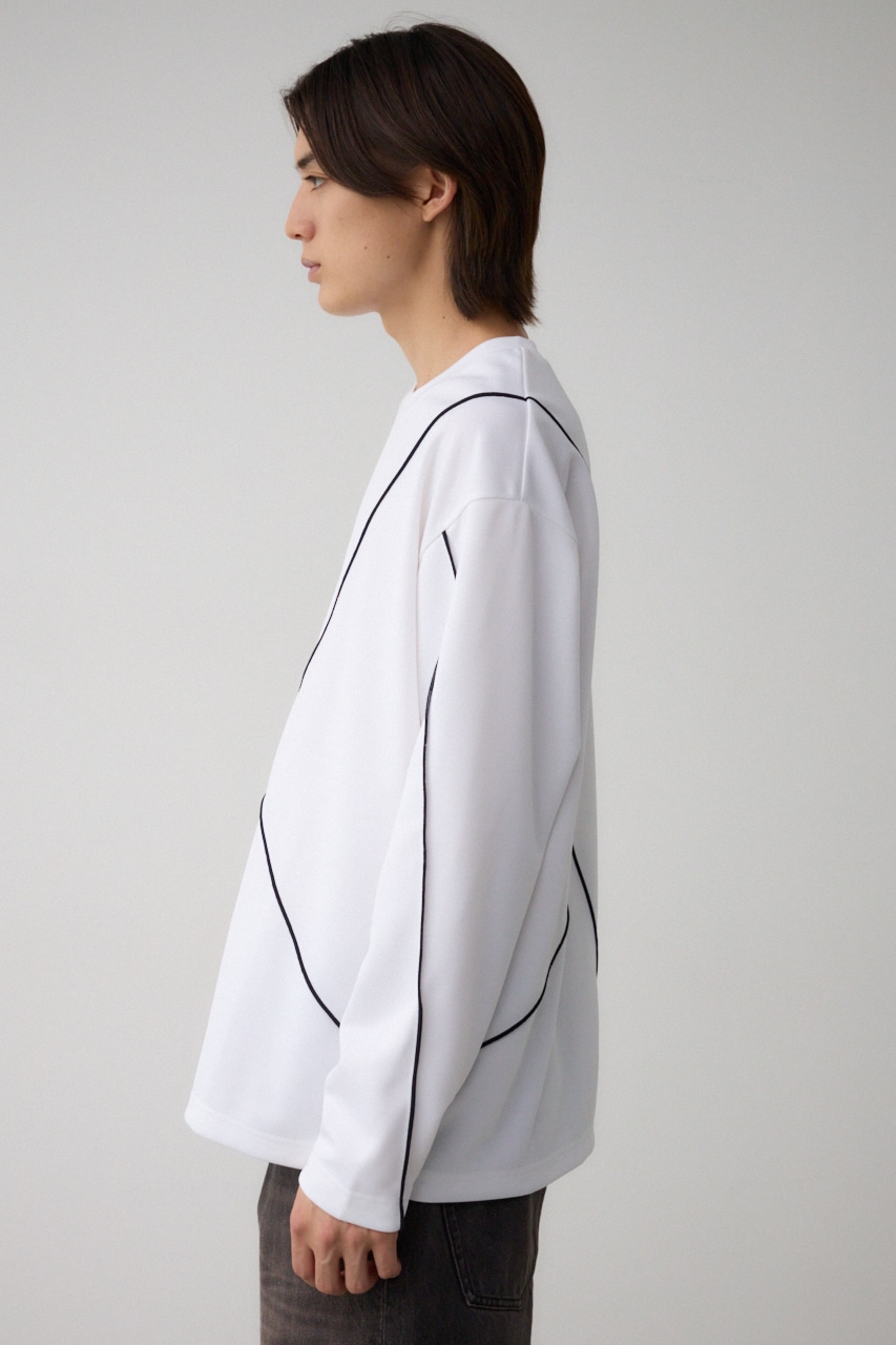 AZUL BY MOUSSY | メローステッチスウィッチングプルオーバー (Tシャツ