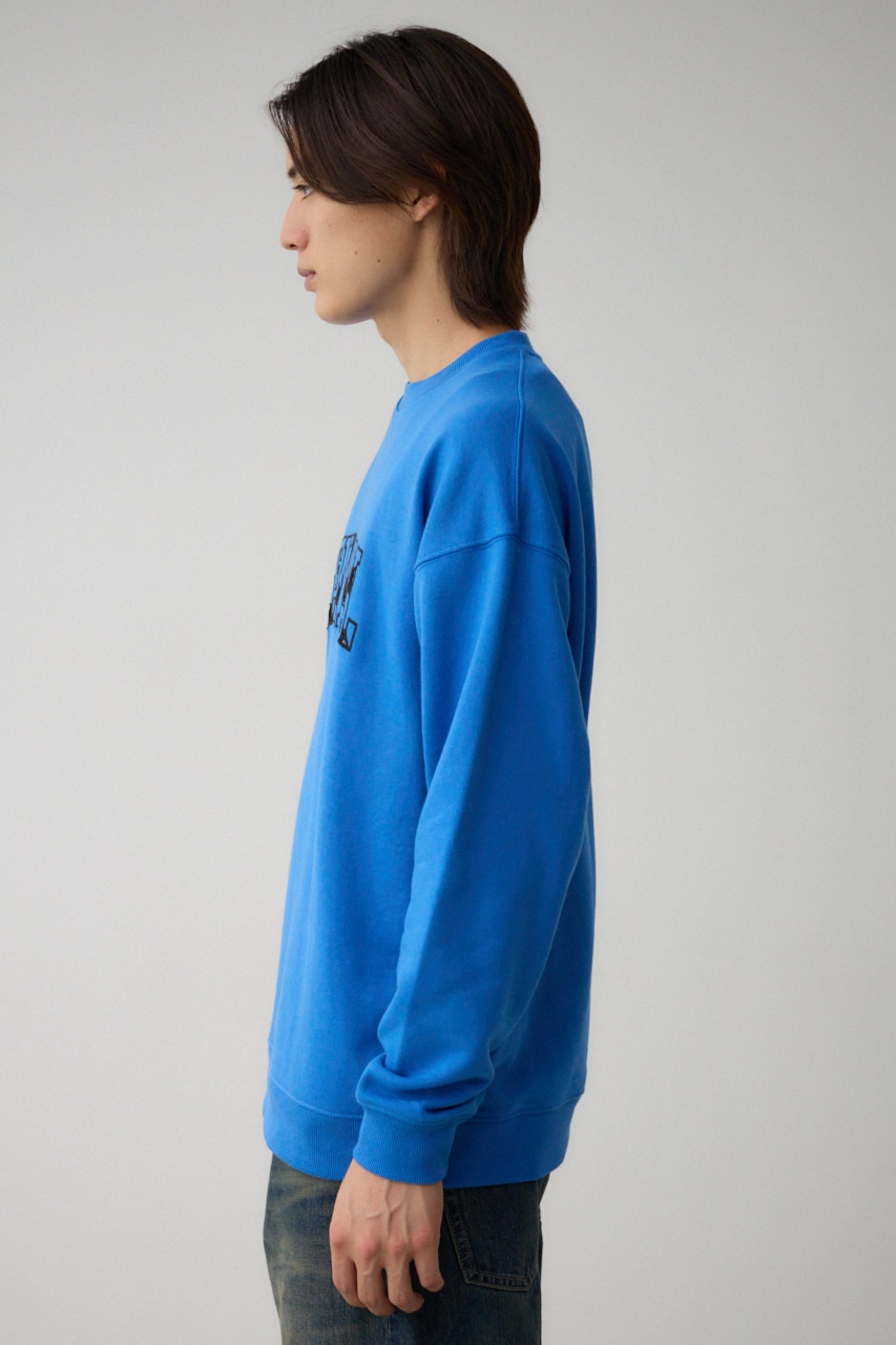 GENERALシアーロゴスウェット BLU FREE