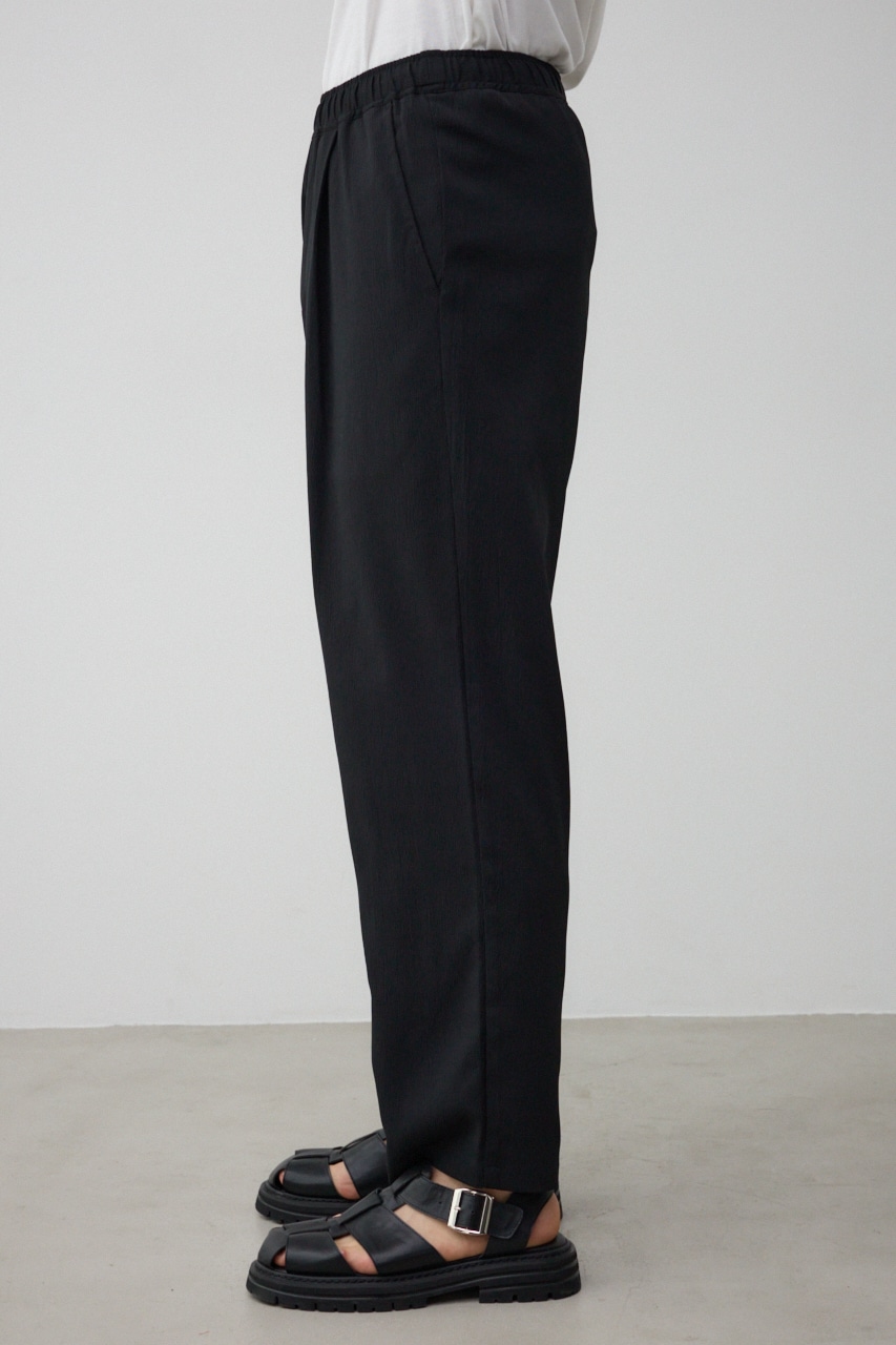 リラックスシルエットパンツ BLK FREE