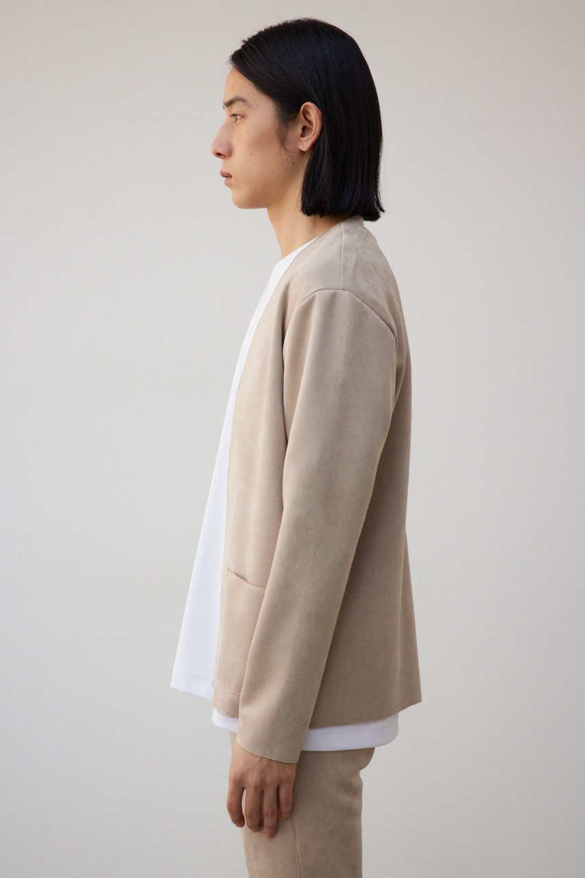 プリマベーラフェイクスウェードトッパー BEG M