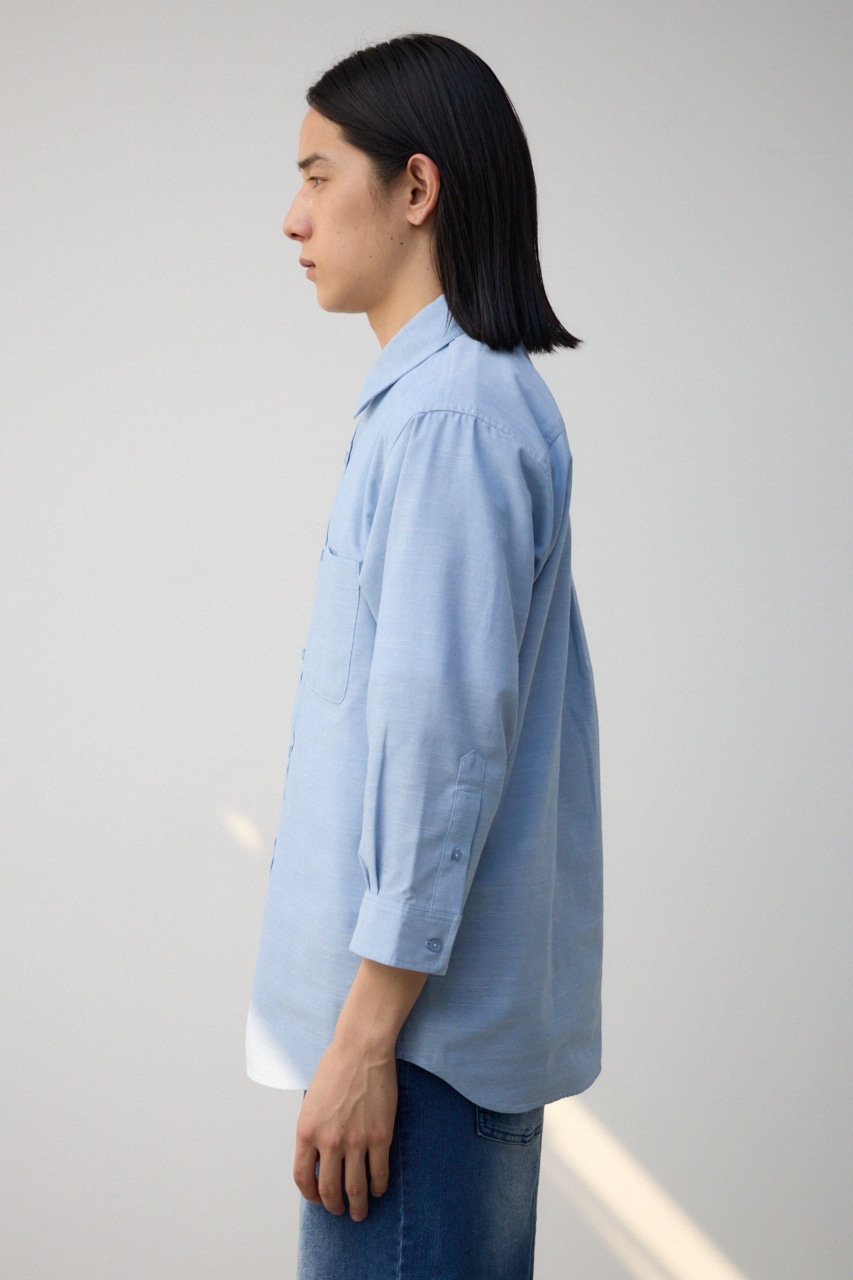 Bluesky.Mint様 AZUL BY MOUSSY | テックリネン7分袖シャツ (シャツ・ブラウス