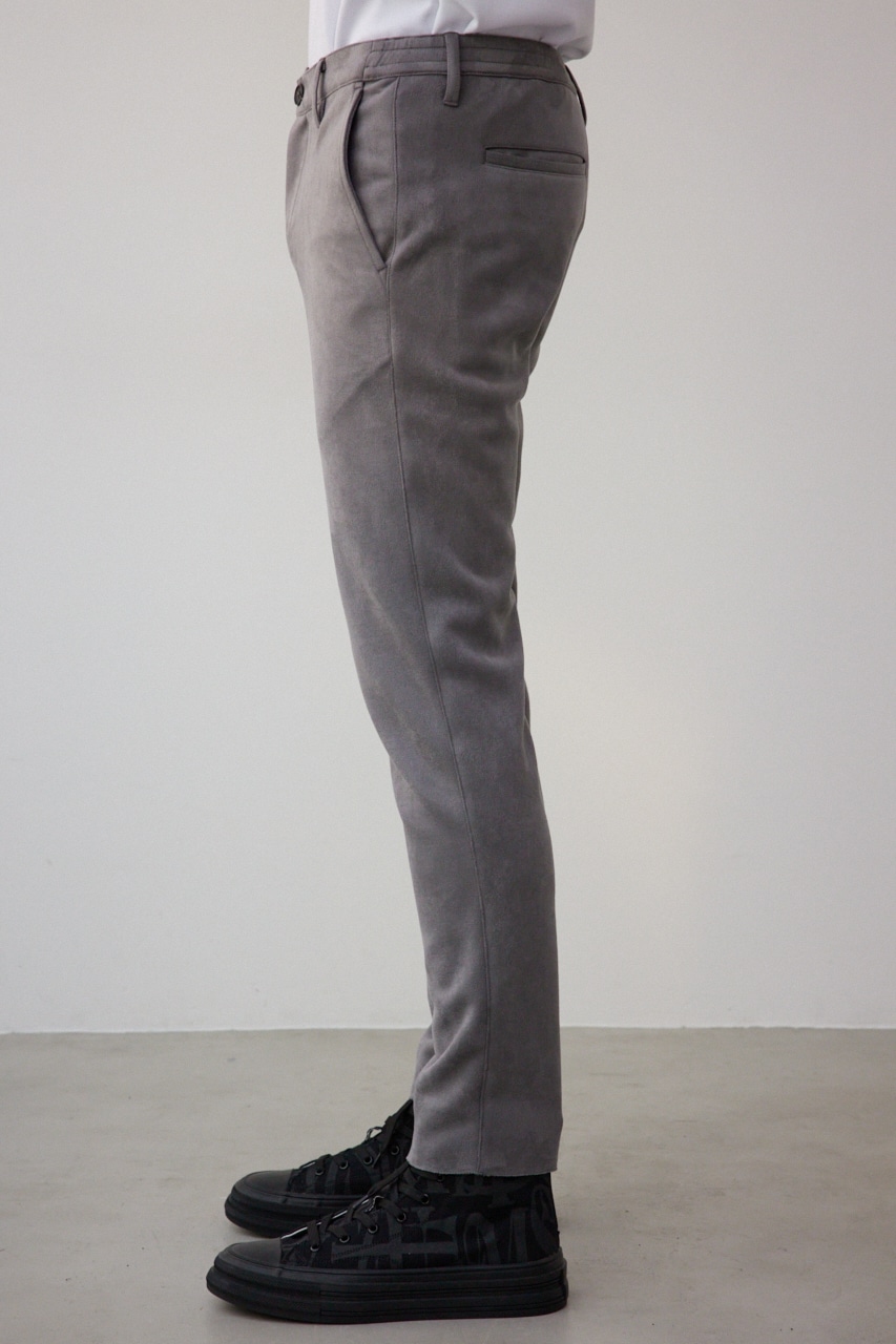 プリマベーラフェイクスウェードパンツ GRY M