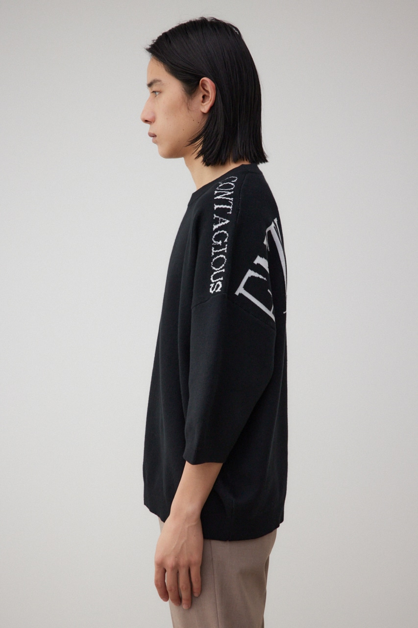 ENTHUSIAM オーバーサイズニット BLK FREE