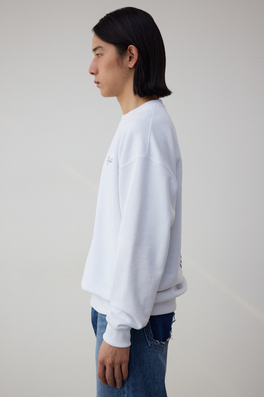 3D刺繍バックグラフィックスウェット WHT FREE