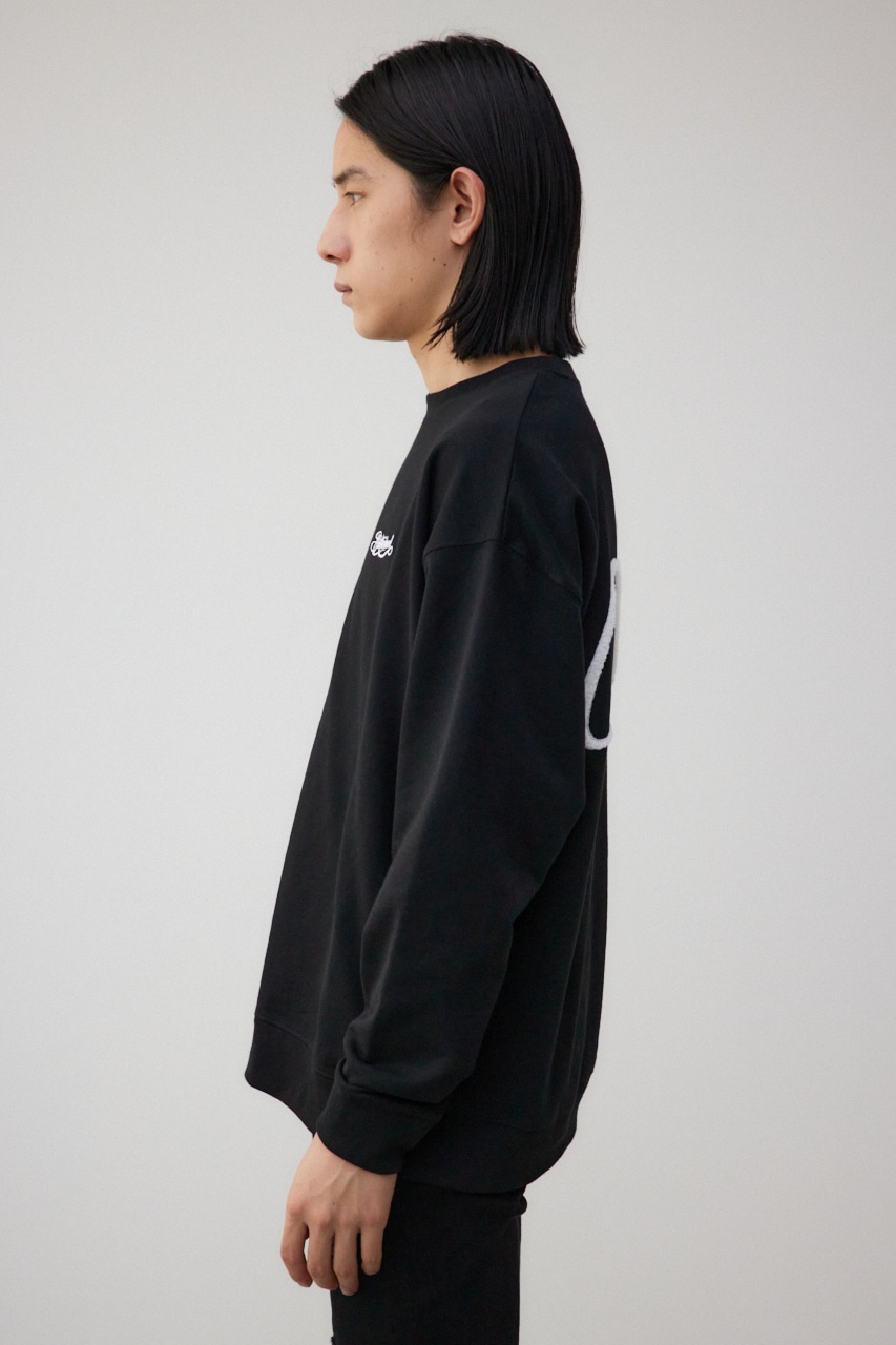 バックサガラ刺繍ロンT BLK FREE