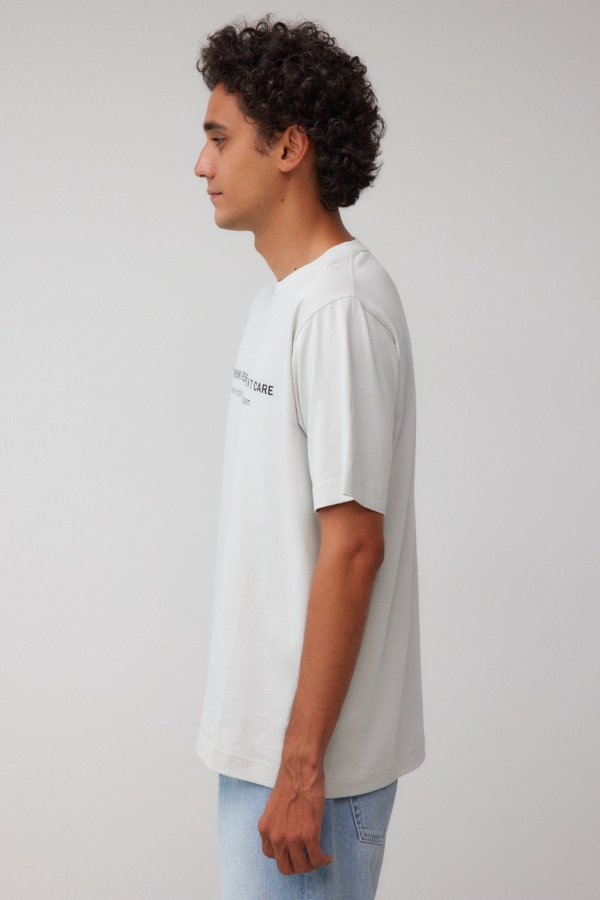 フロントロゴベーシックプリントTEE GRY M