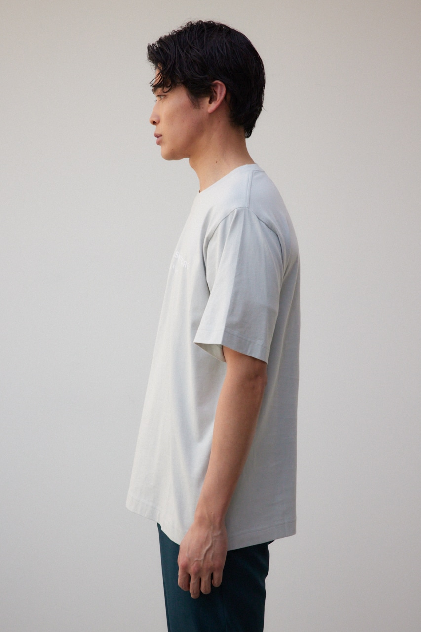 フロントロゴベーシックプリントTEE L/GRY M
