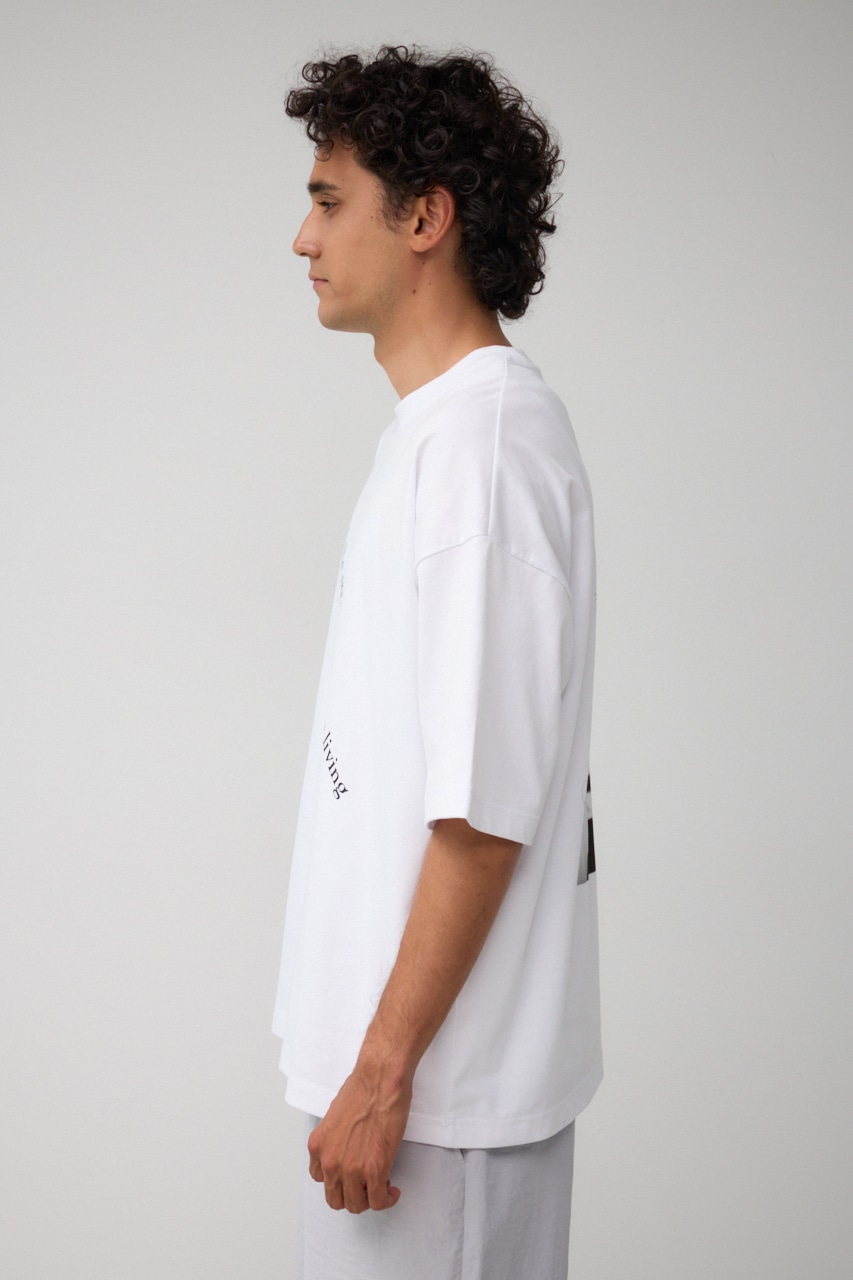 ツーフィンガーフォトTEE WHT FREE