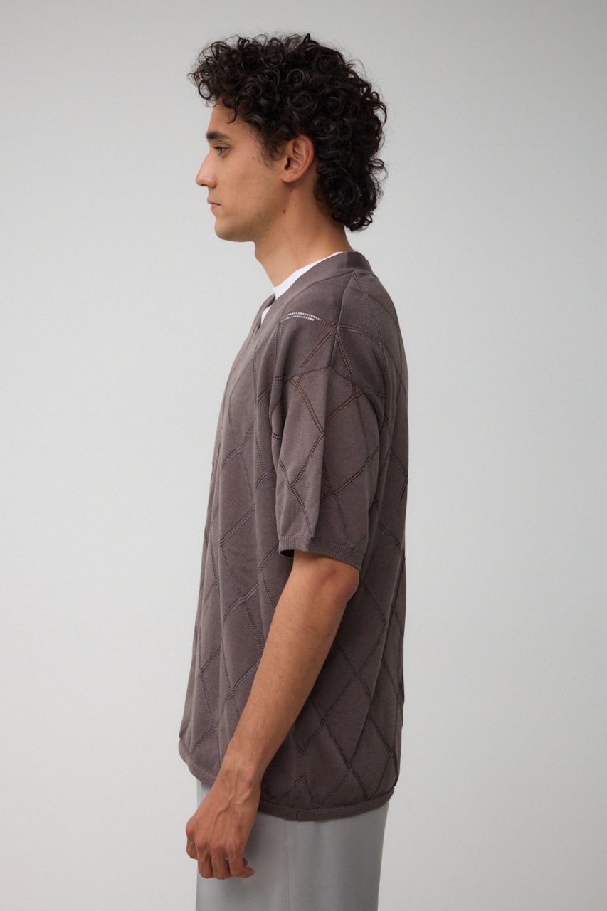 スカシアミレイヤードニット GRY M