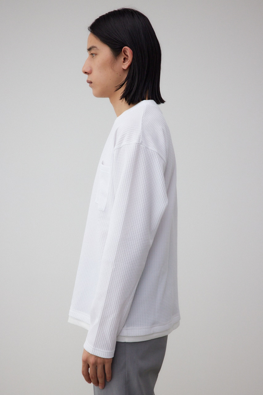 レイヤードロングT WHT FREE