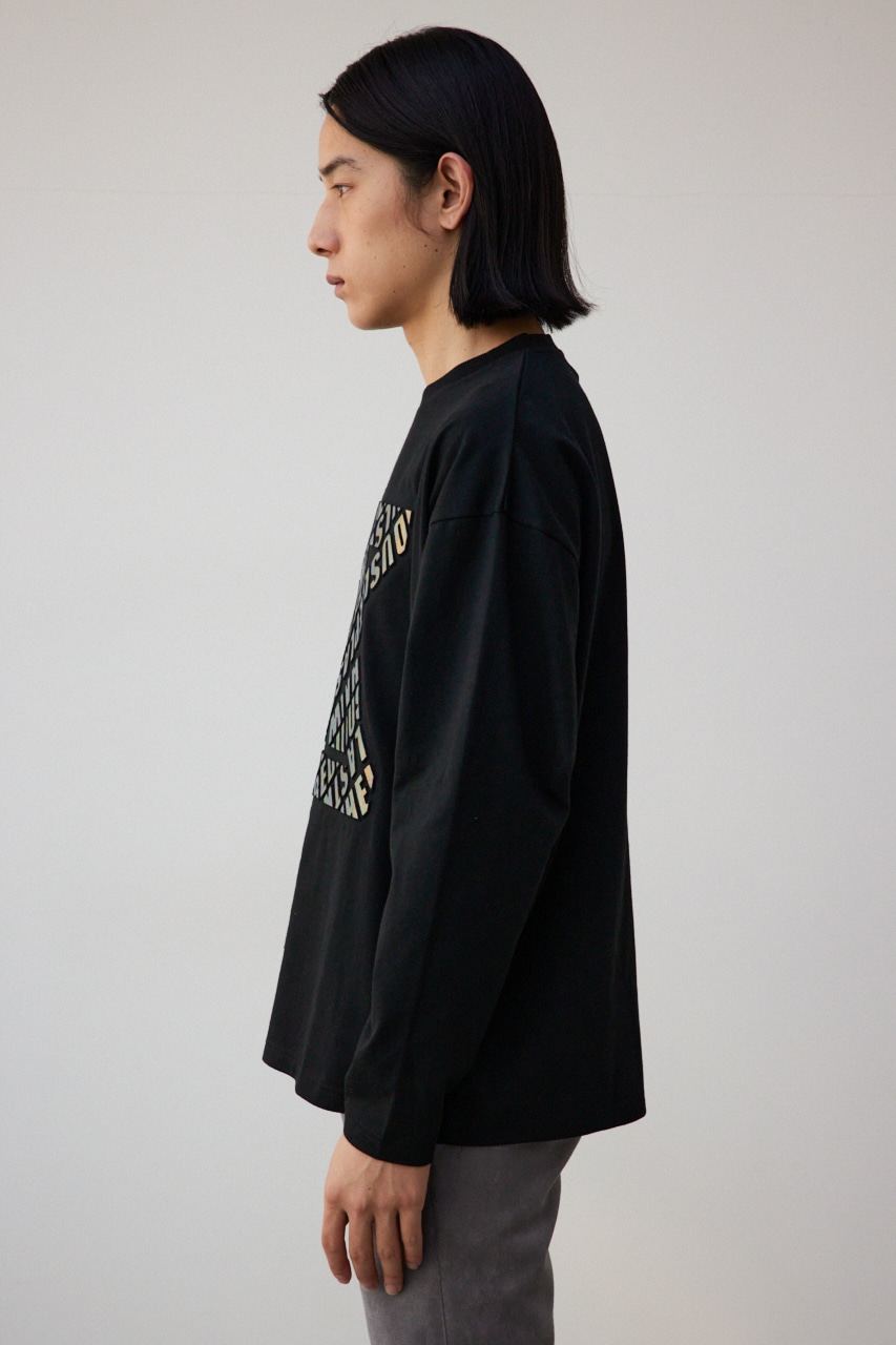 シルバーエンボスロンT BLK FREE