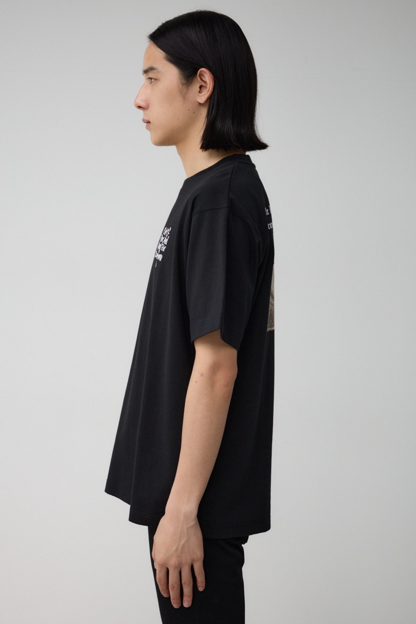 スリーフォトバックTEE BLK S