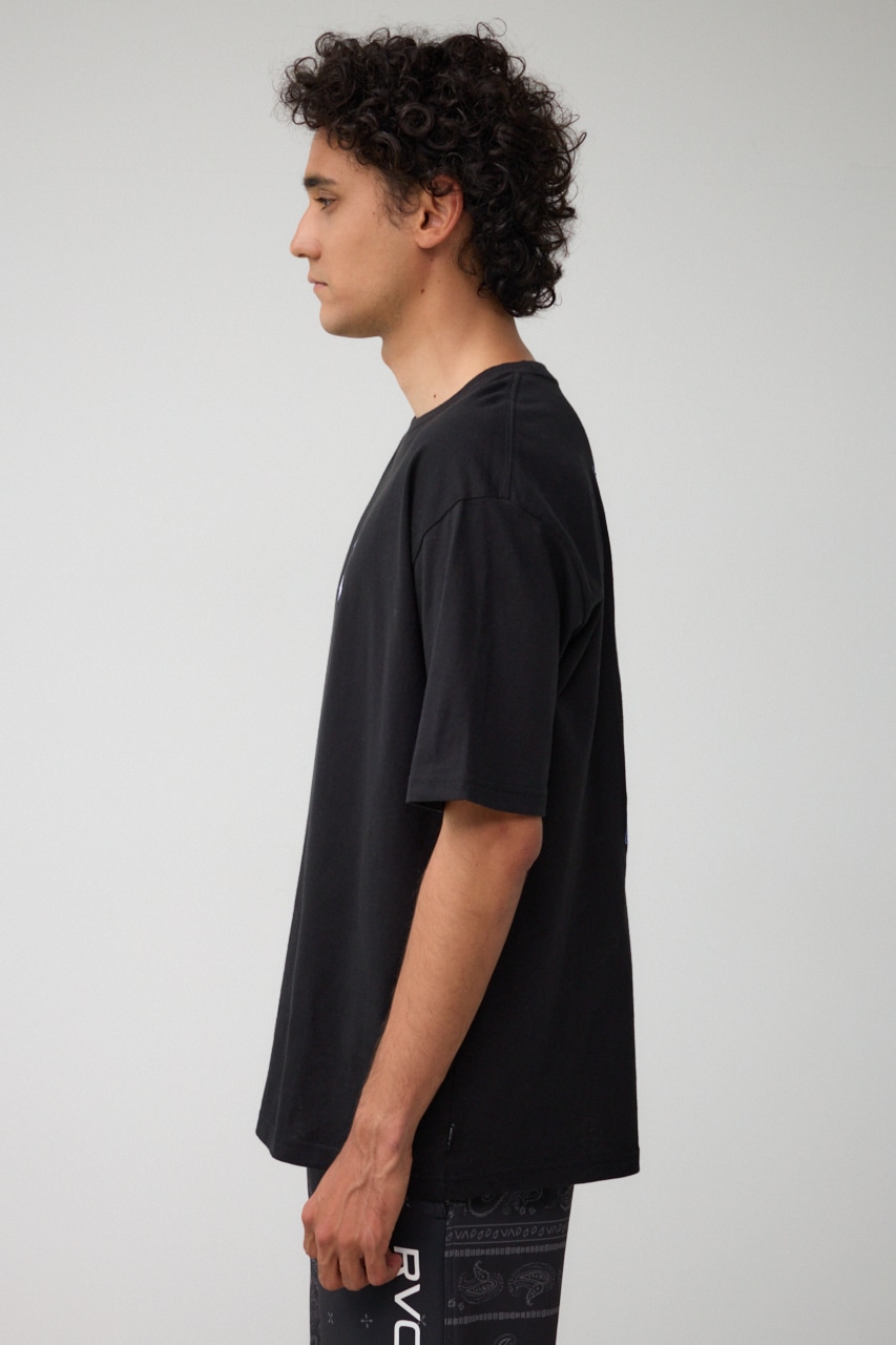 RVCA×AZUL バックフォトT L/BLK FREE