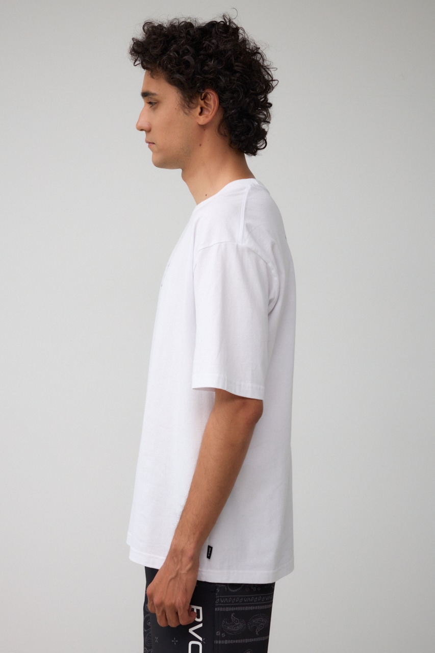 RVCA×AZUL バックフォトT WHT FREE