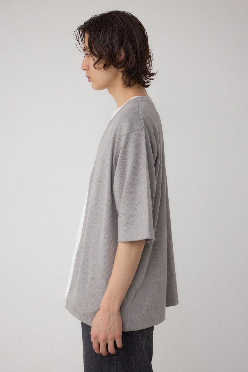 ライトトッパーセットトップス L/GRY M