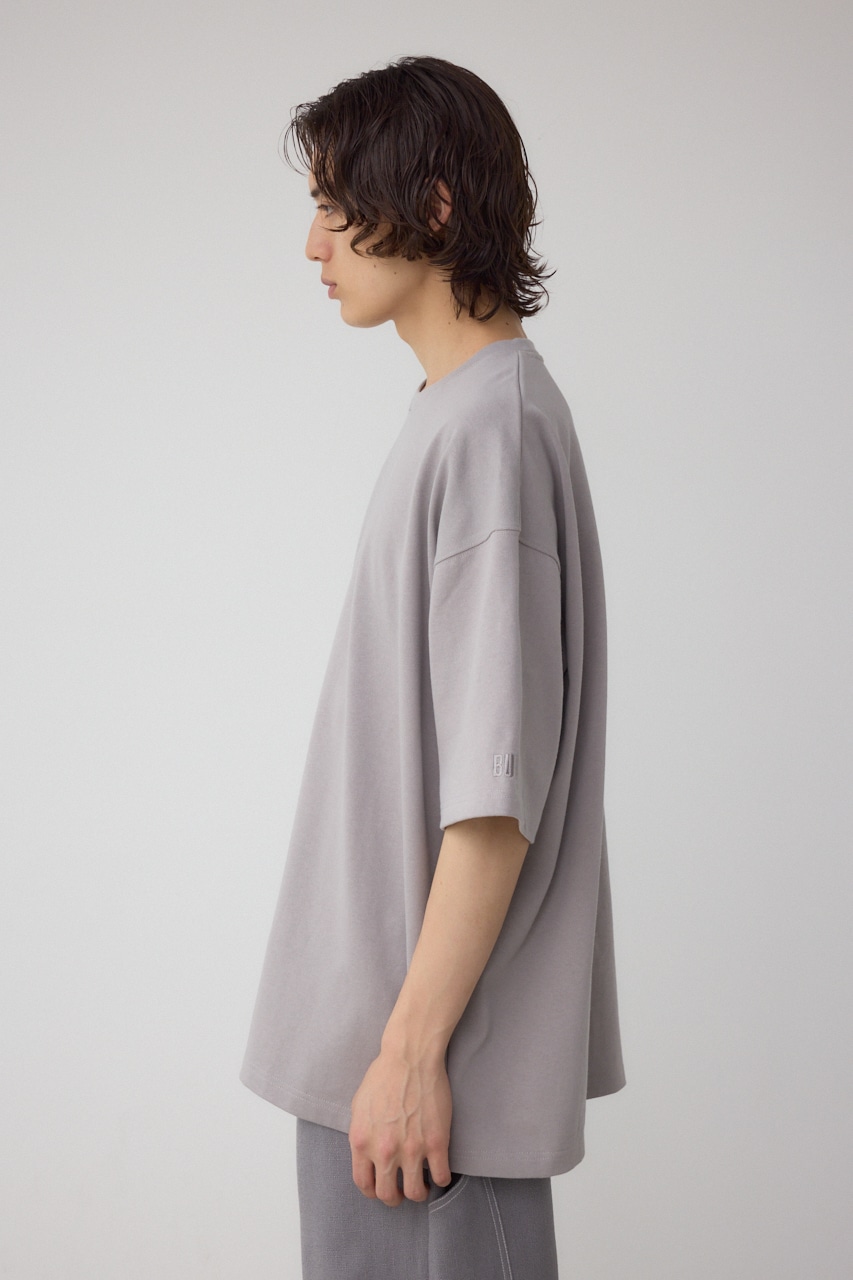 エクストリームコットン刺繍TEE GRY L