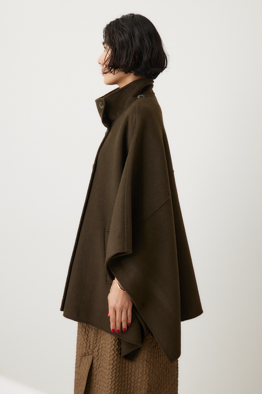 スタンドネックポンチョ KHA FREE