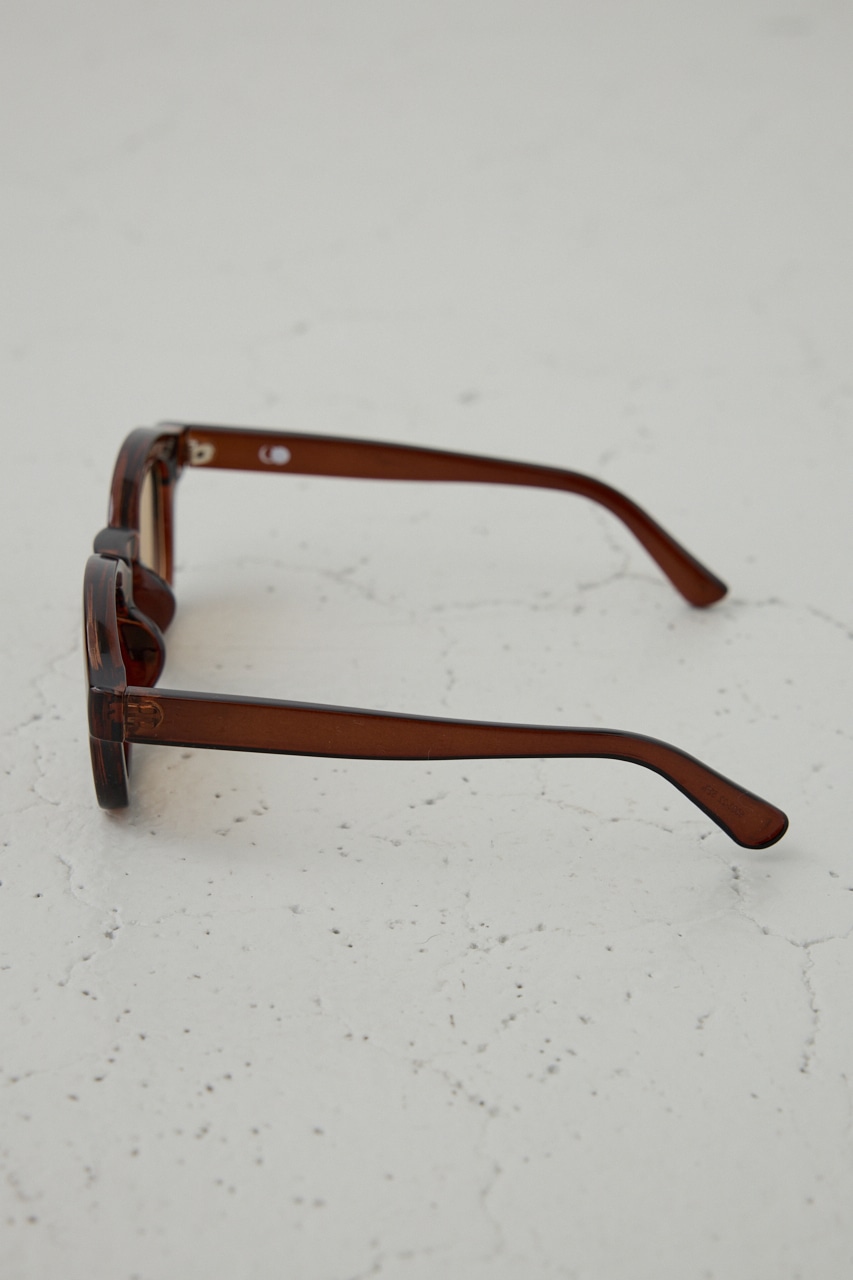 ラウンドサングラス BRN FREE