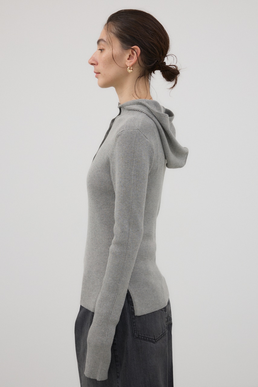 バラクラバニットプルオーバー GRY FREE