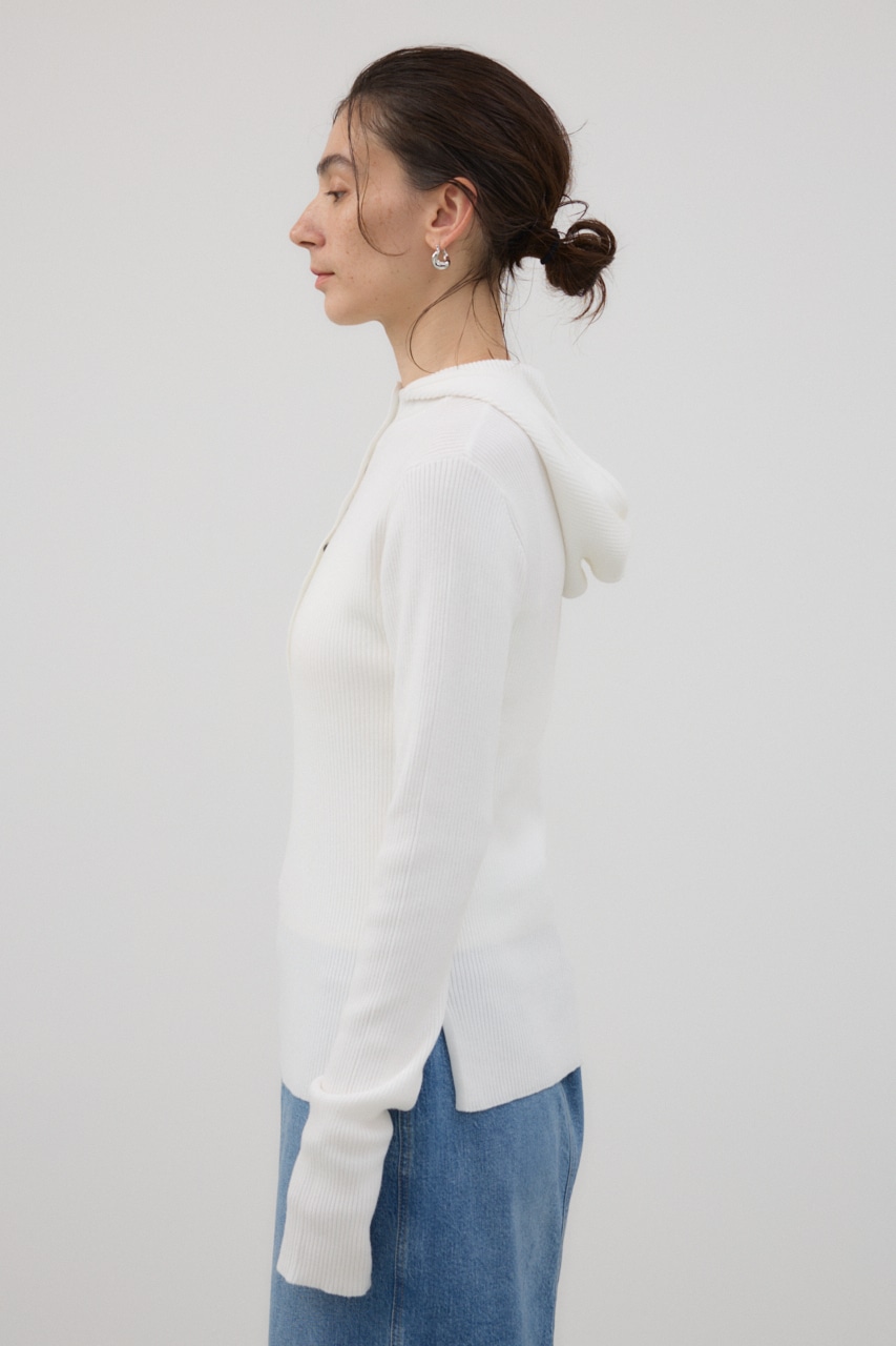 バラクラバニットプルオーバー O/WHT FREE