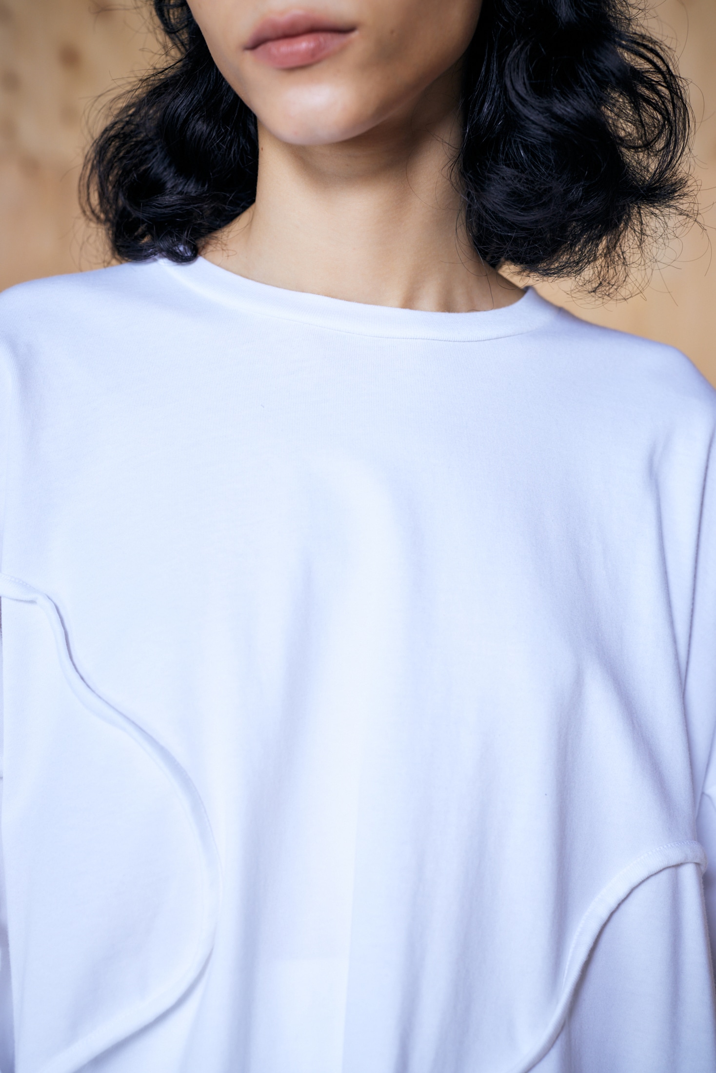 新品同様✨エンフォルド PIPING-FLOWER PULLOVER 白 38 エンフォルド2024SS PIPING-FLOWER PULLOVER