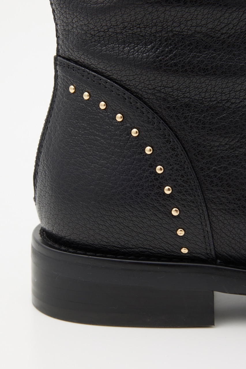 インボアスタッズミドルブーツ BLK 24.5cm