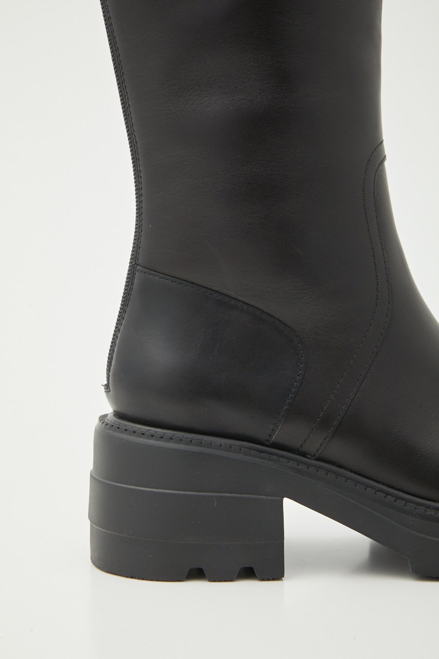 ジョッキークラスロングブーツ BLK 24.0cm