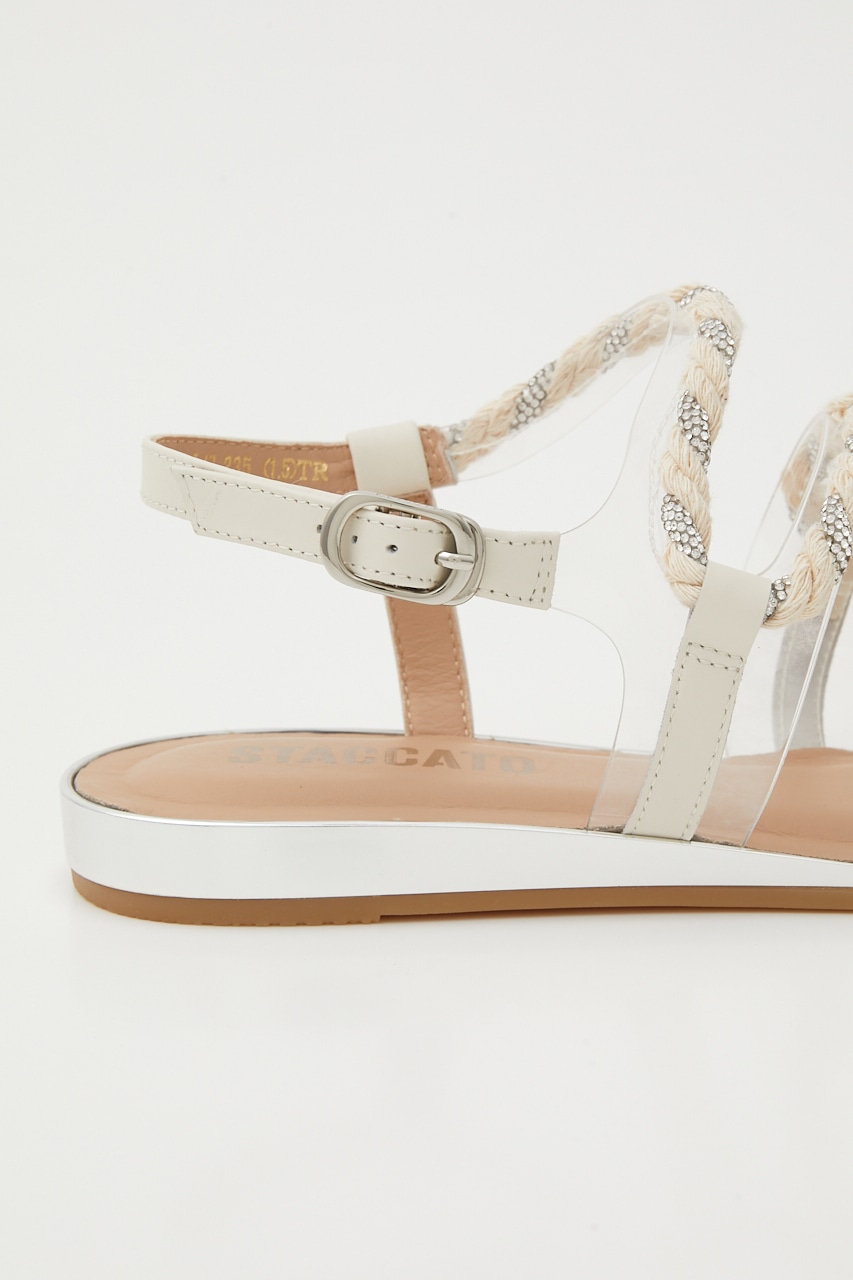 ツイストMIXロープフラット SLV 23.0cm