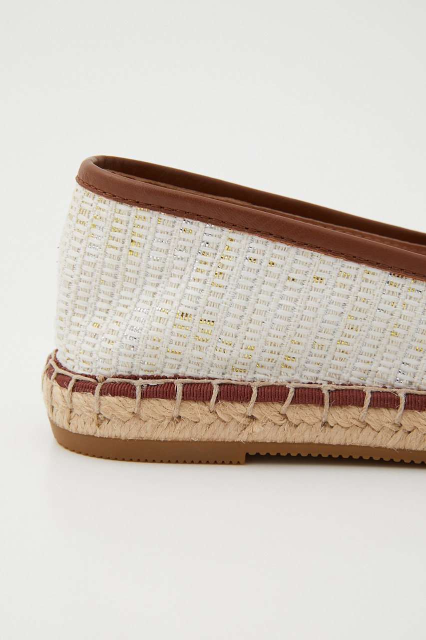 ハシバミビットエスパドリーユ 柄ECRU 22.5cm