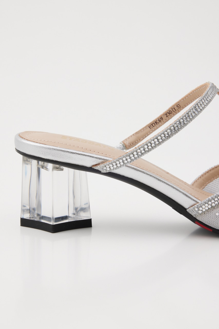 バブエラシースルーミュール SLV 22.0cm