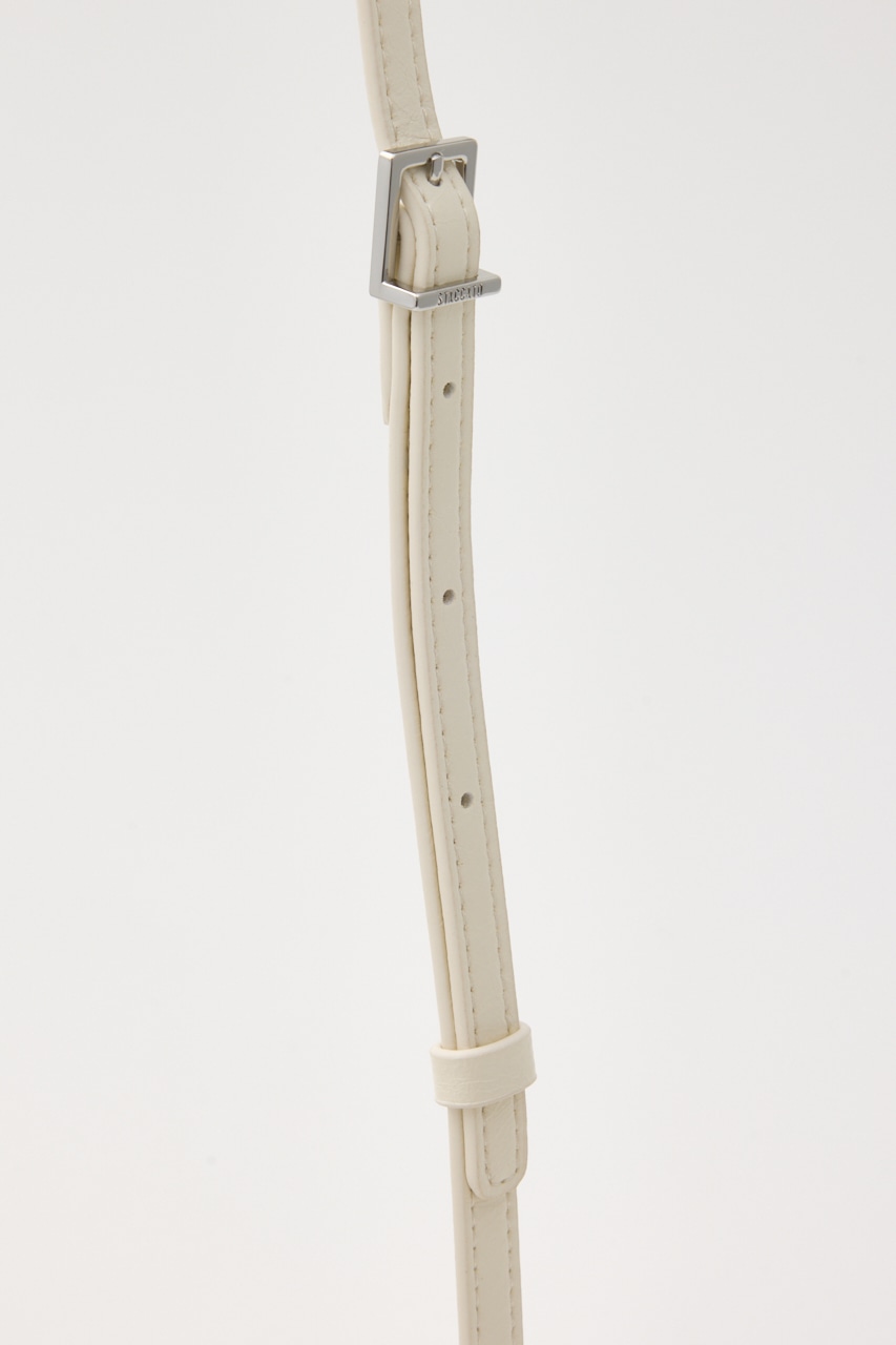 ミニマルバケットバッグ WHT FREE