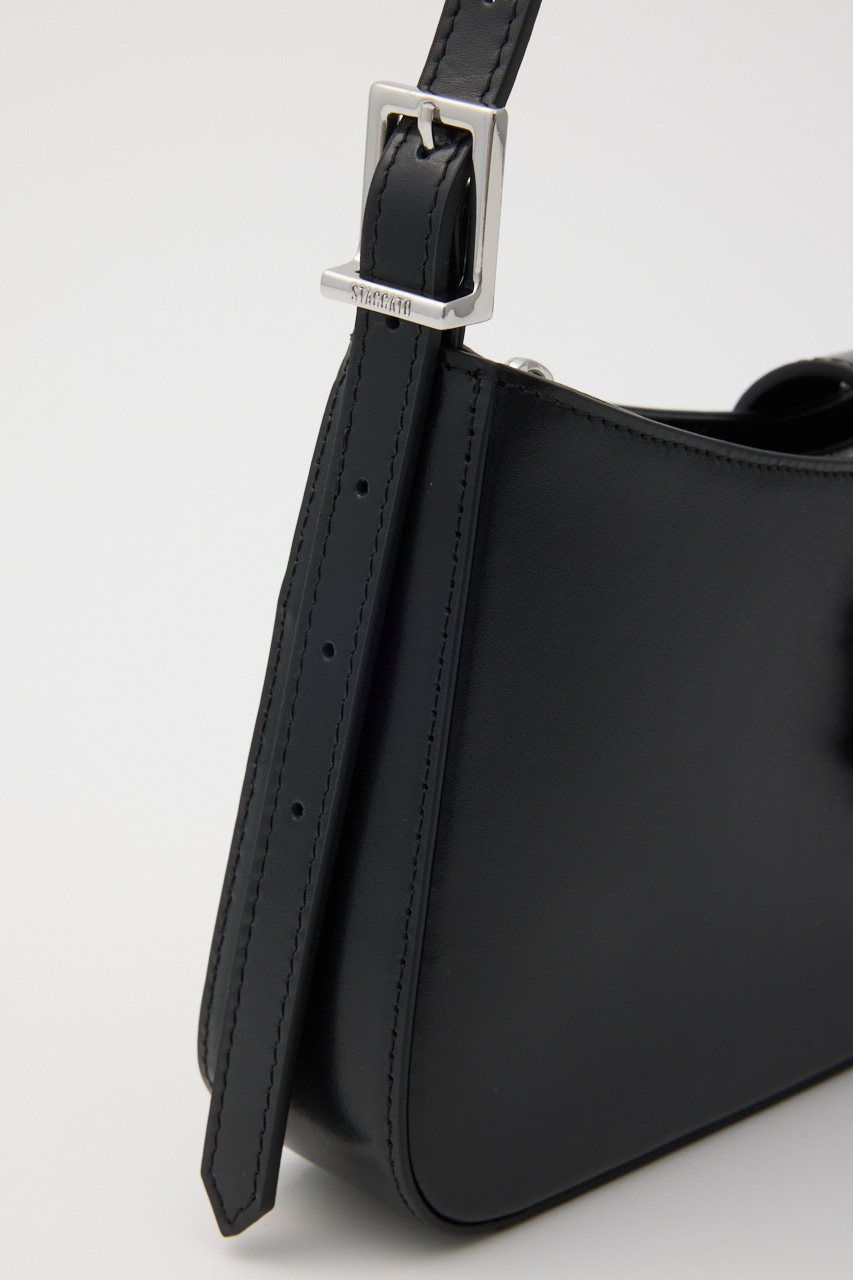 クリスタルハンドバッグ BLK FREE