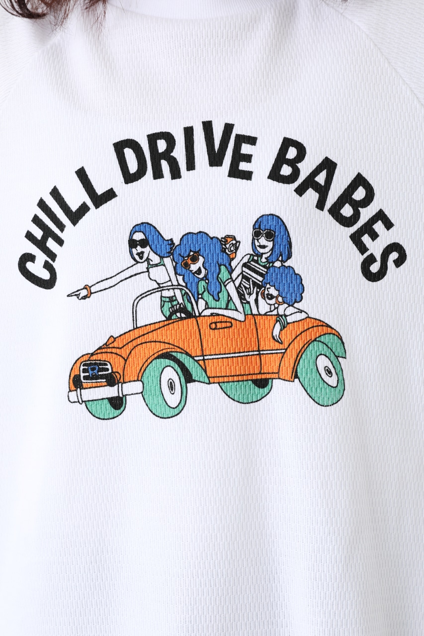 ロデオクラウンズワイドボウル　CHILL DRIVE BABES L/STシャツ