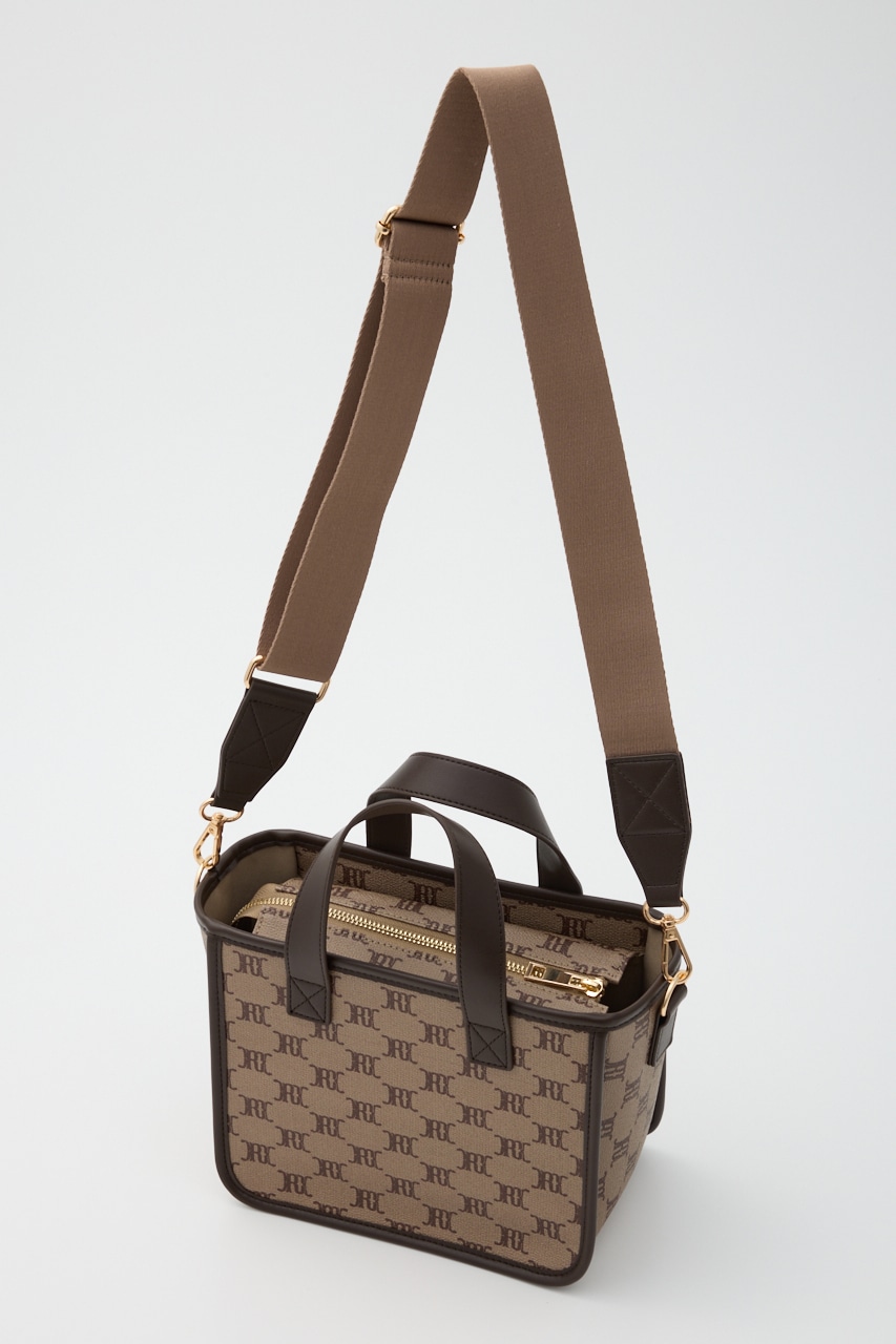 クラシック2WAYトート 柄BRN FREE