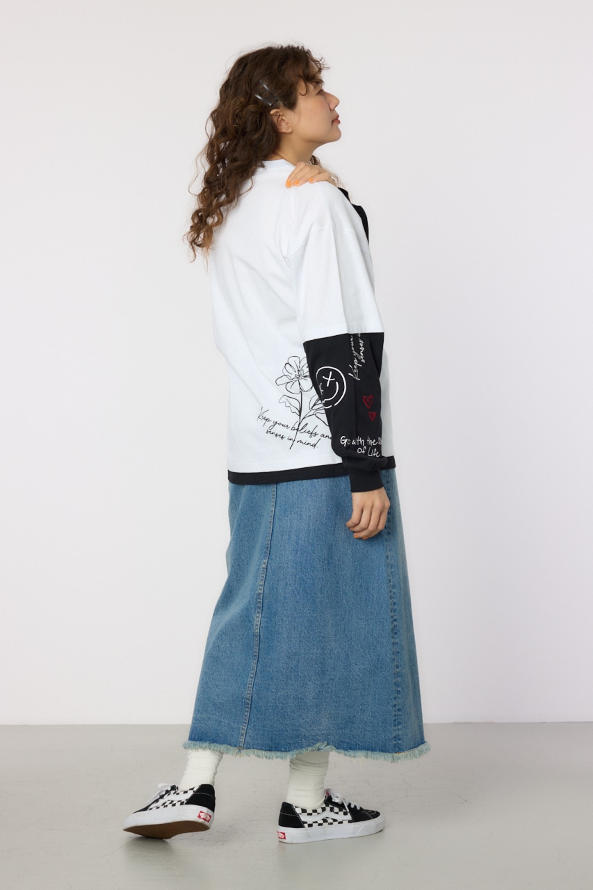 RODEO CROWNS WIDE BOWL | 【UNISEX】フェイクレイヤードロング