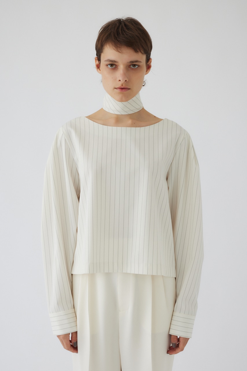 【LIMITED SALE】Shoulder volume scarf set IVOY FREE