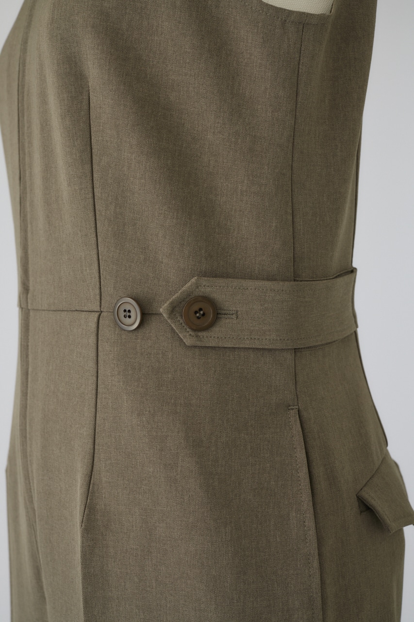 Front zip all in one L/BRN 38