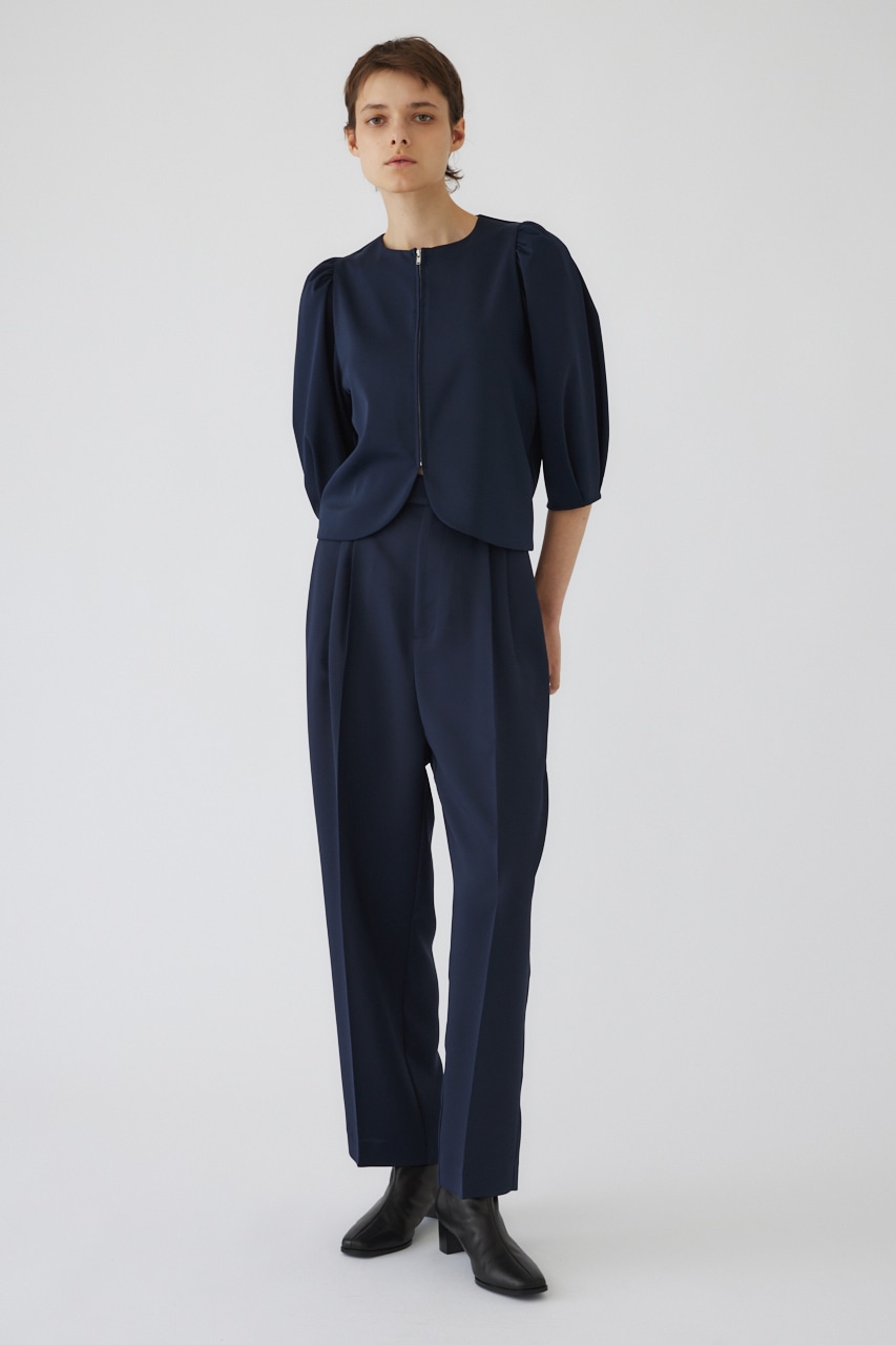 【LIMITED SALE】Volume sleeve short JK NVY FREE