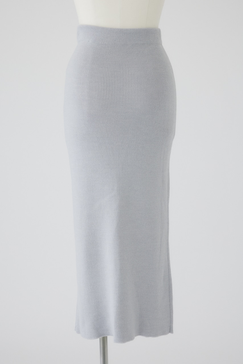 4type basic knit SK L/GRY 38