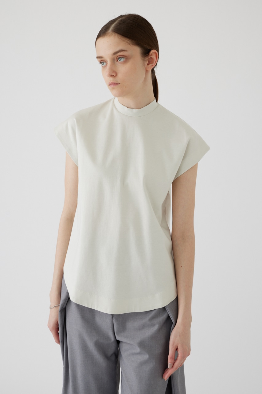 Mannish nosleeve cut tops L/BEG FREE